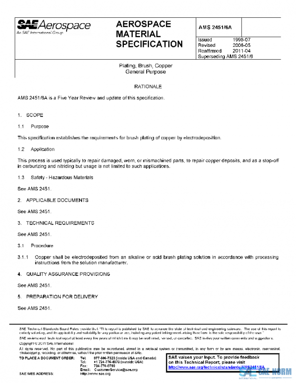SAE AMS2451/6A PDF
