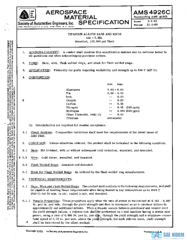 SAE AMS4926C PDF