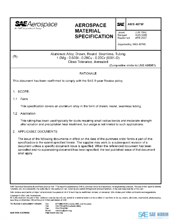 SAE AMS4079F PDF
