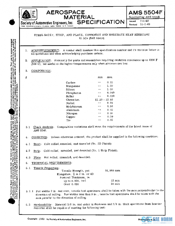 SAE AMS5504F PDF