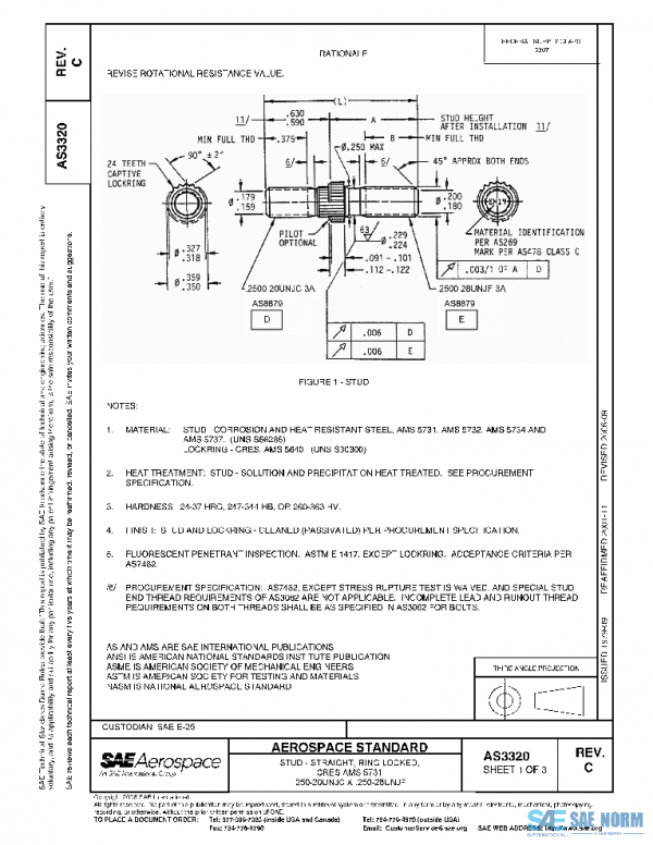 SAE AS3320C PDF