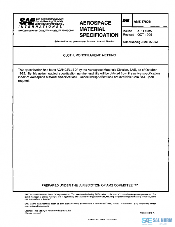 SAE AMS3790B PDF