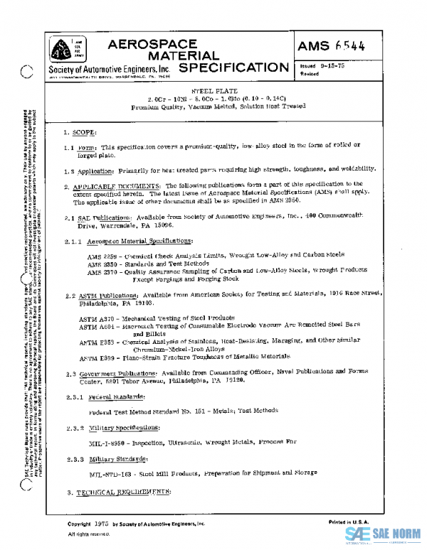 SAE AMS6544 PDF
