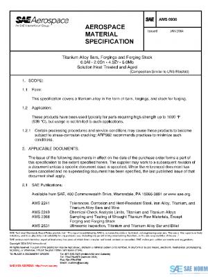 SAE AMS6906 PDF