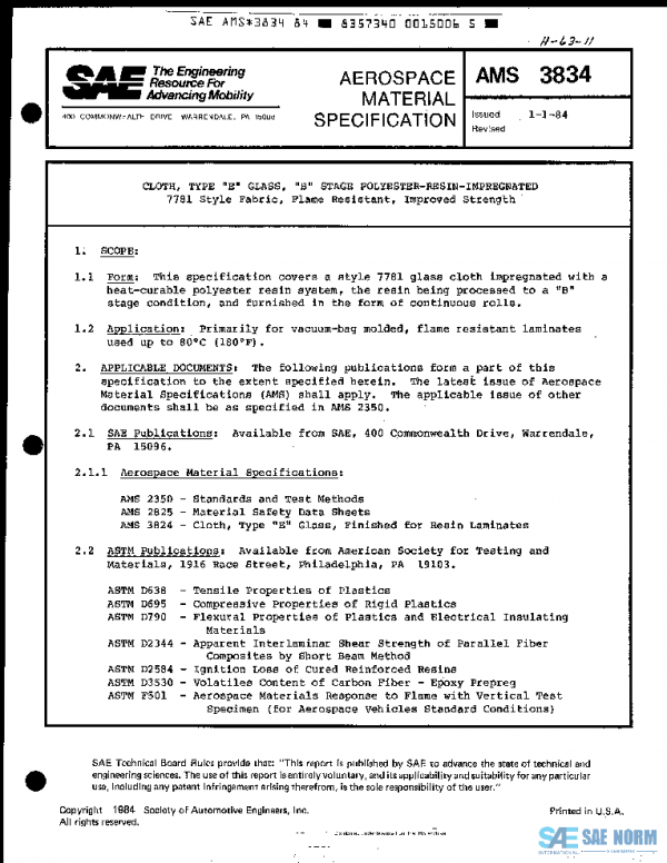 SAE AMS3834 PDF