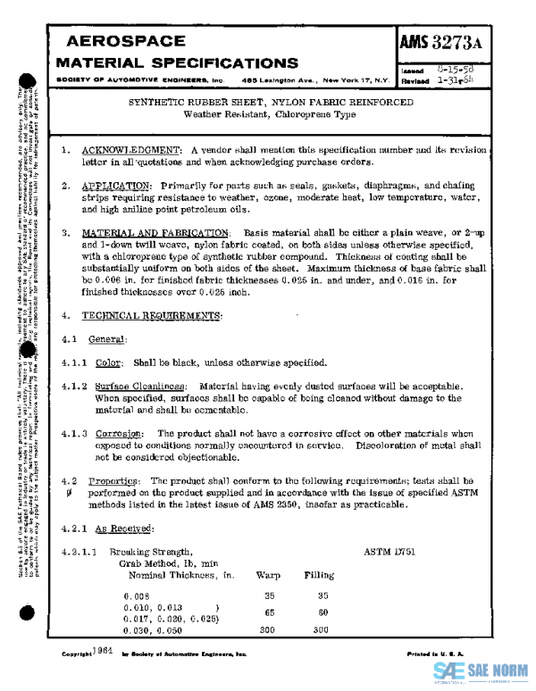 SAE AMS3273A PDF