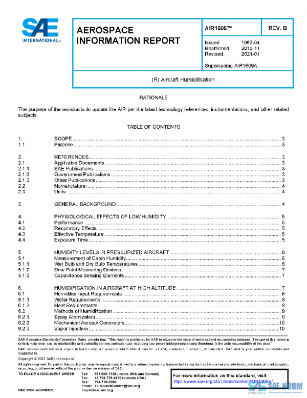 SAE AIR1609B PDF