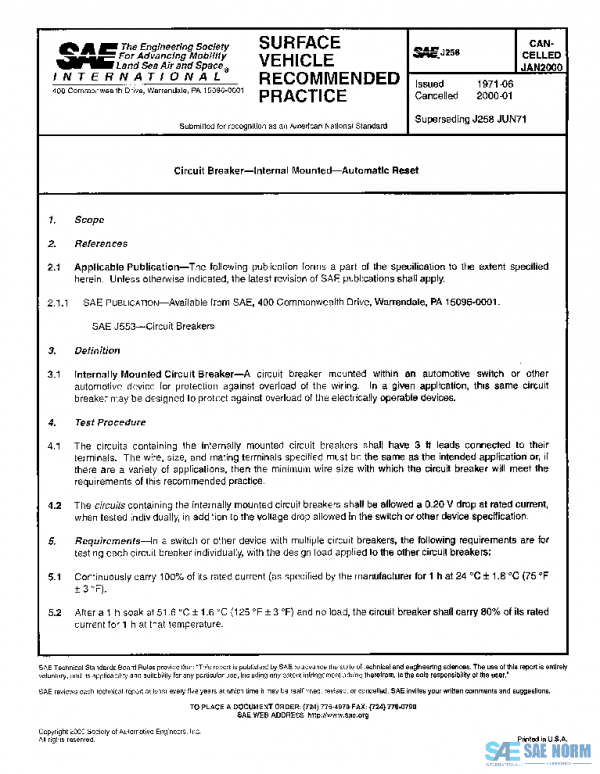 SAE J258_200001 PDF