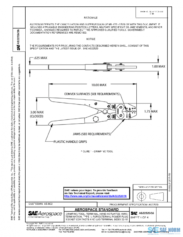 SAE AS22520/38 PDF