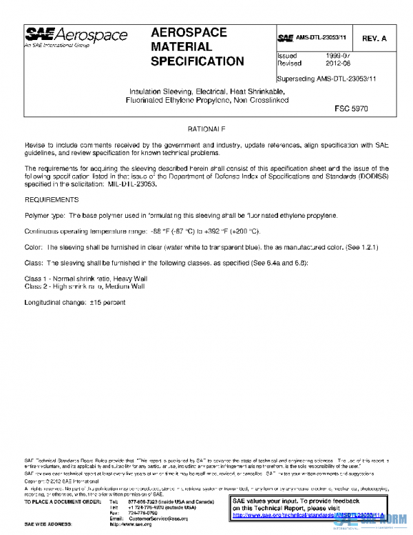 SAE AMSDTL23053/11A PDF