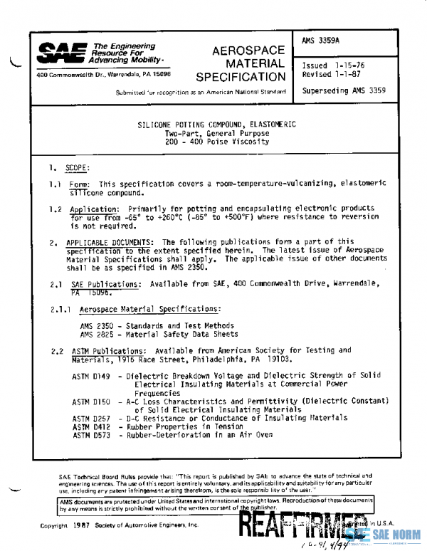 SAE AMS3359A PDF