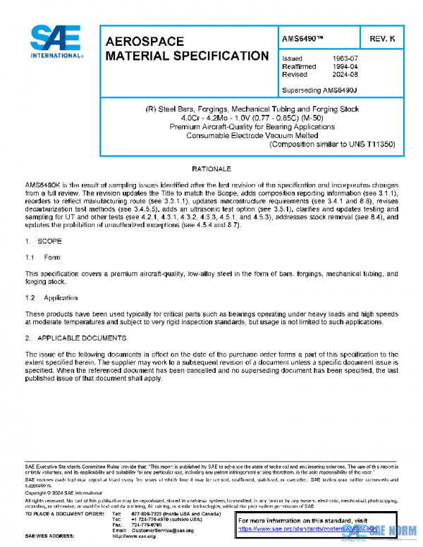 SAE AMS6490K PDF