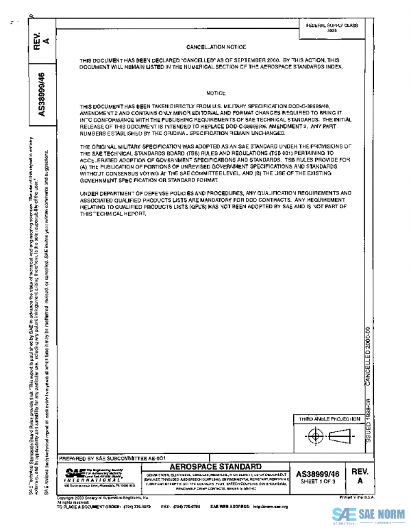 SAE AS38999/46A PDF