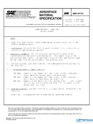 SAE AMS4013D PDF