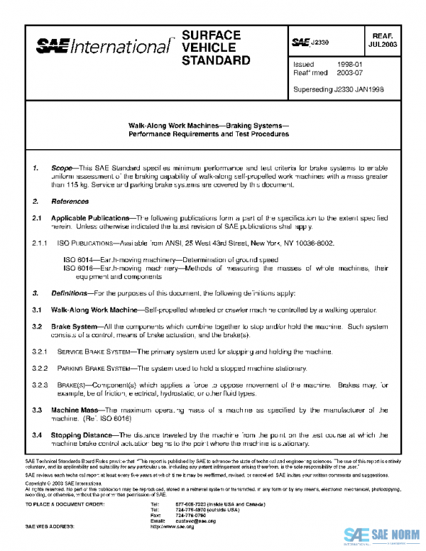 SAE J2330_200307 PDF