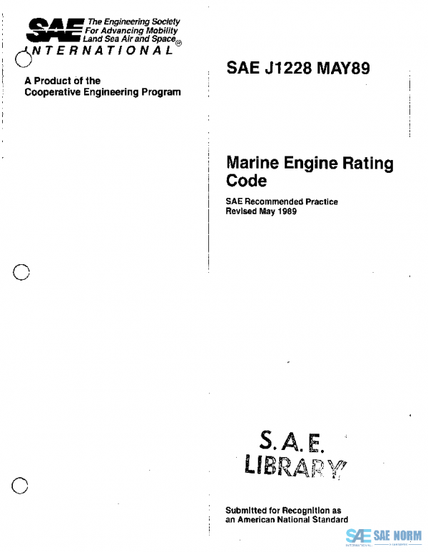 SAE J1228_198905 PDF SAE J1228_198905 PDF