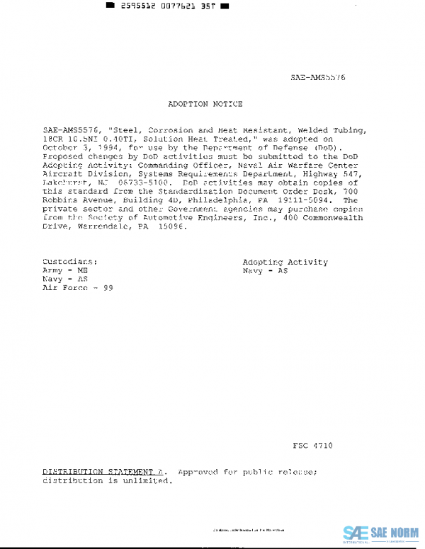 SAE AMS5576H PDF SAE AMS5576H PDF