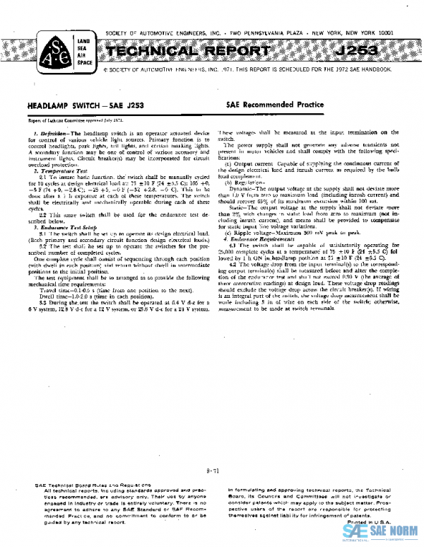 SAE J253_197107 PDF