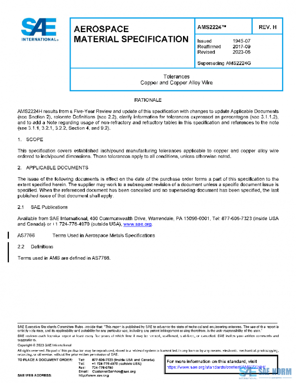 SAE AMS2224H PDF