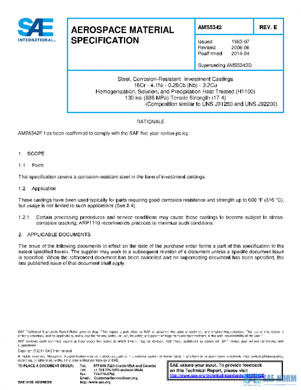 SAE AMS5342E PDF