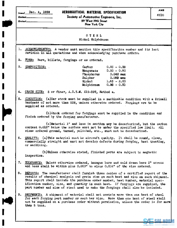 SAE AMS6310 PDF SAE AMS6310 PDF