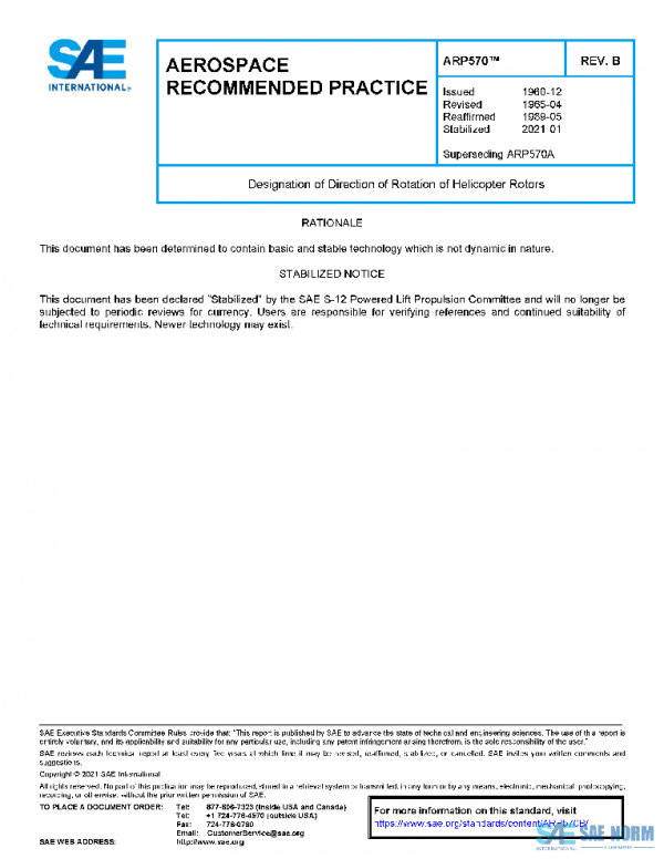 SAE ARP570B PDF