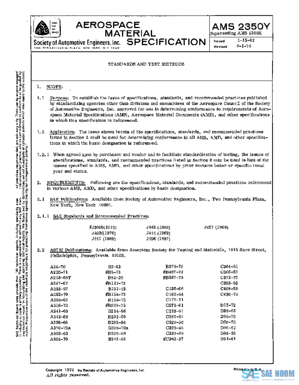 SAE AMS2350Y PDF