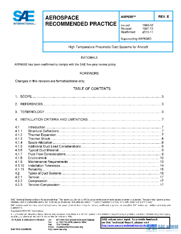 SAE ARP699E PDF