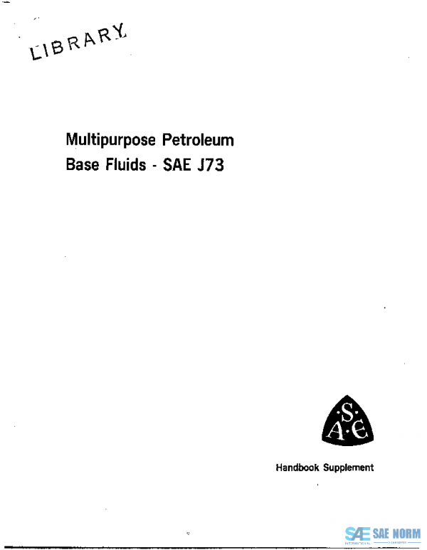 SAE J73_196211 PDF SAE J73_196211 PDF