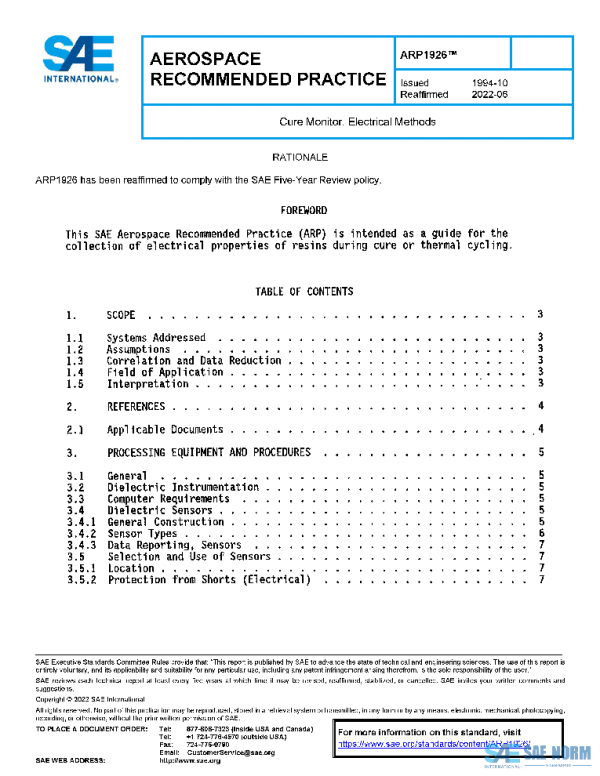 SAE ARP1926 PDF