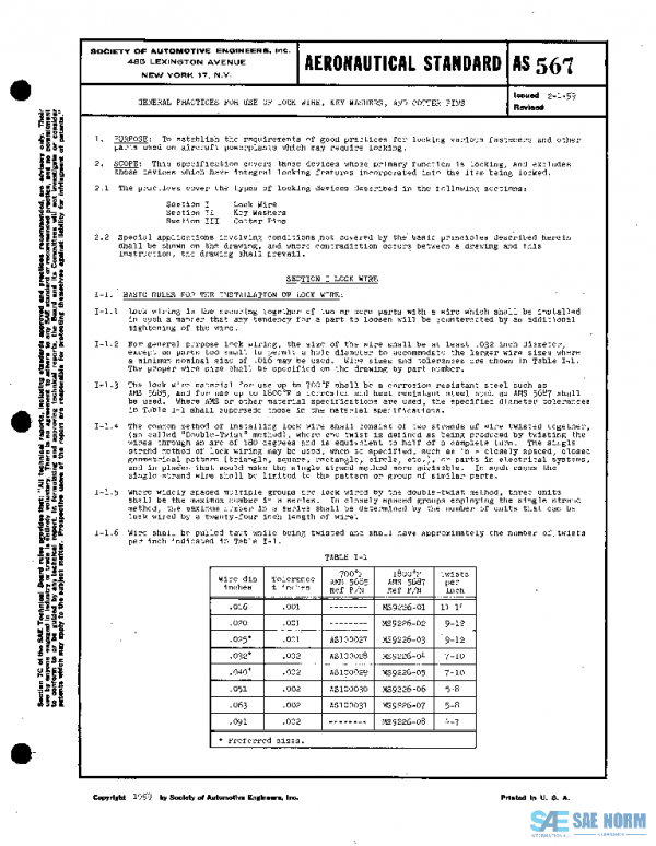 SAE AS567 PDF