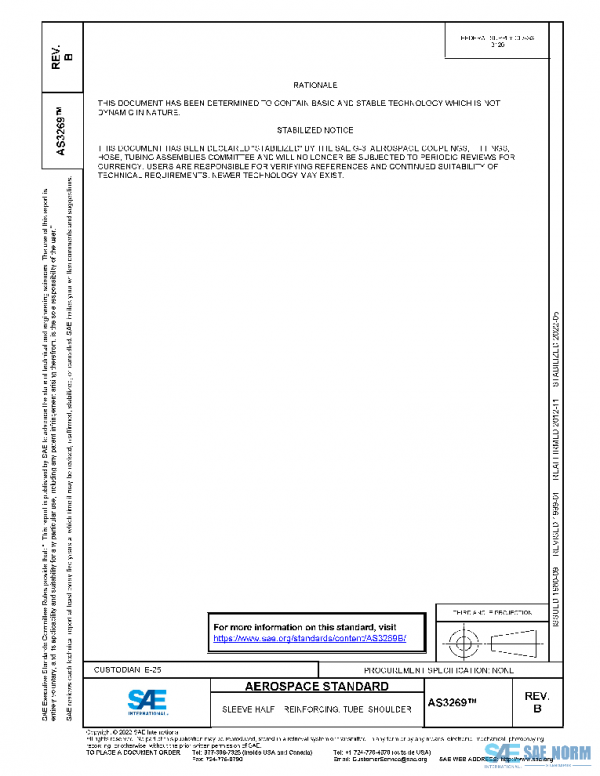 SAE AS3269B PDF SAE AS3269B PDF