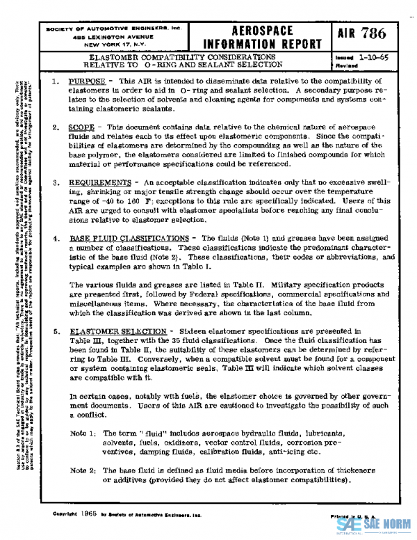 SAE AIR786 PDF