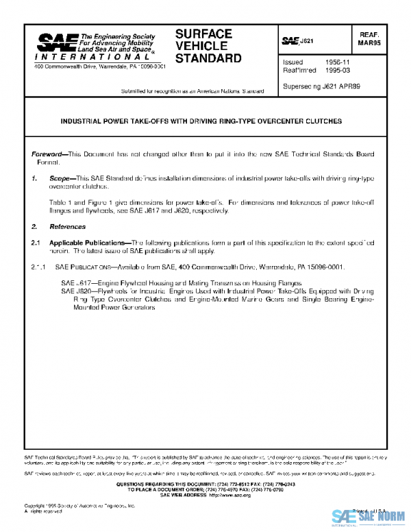 SAE J621_199503 PDF