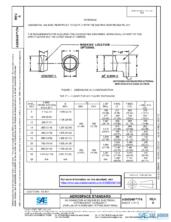 SAE AS85049/74A PDF SAE AS85049/74A PDF