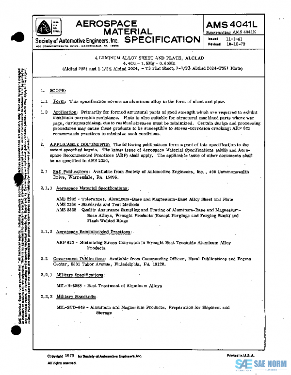 SAE AMS4041L PDF