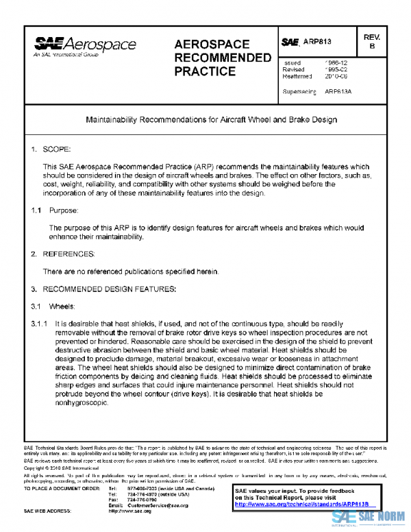 SAE ARP813B PDF
