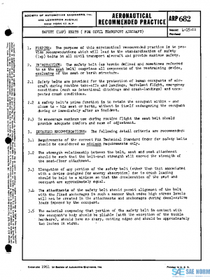 SAE ARP682 PDF