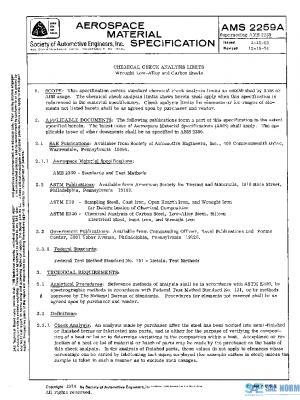 SAE AMS2259A PDF