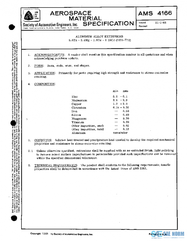 SAE AMS4166 PDF SAE AMS4166 PDF