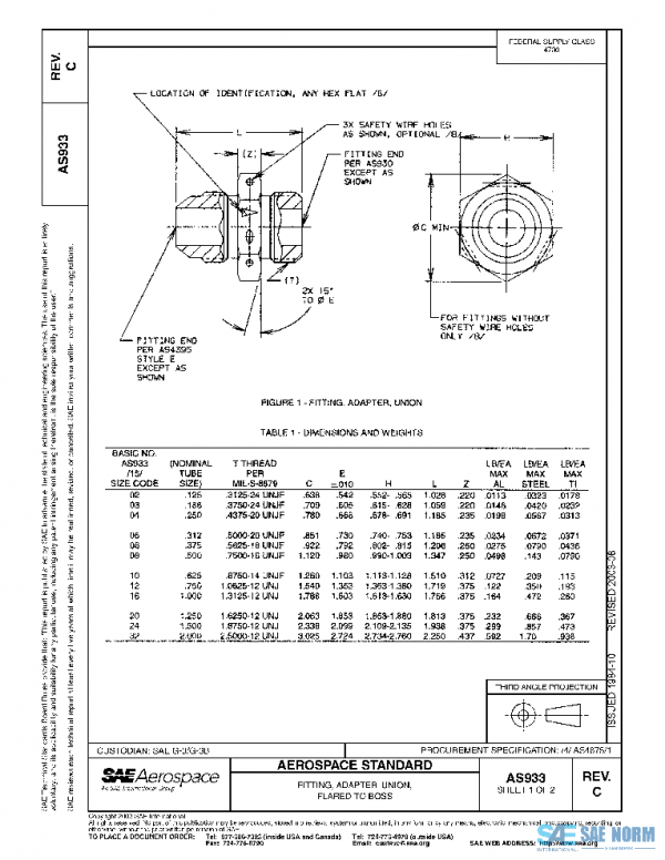 SAE AS933C PDF