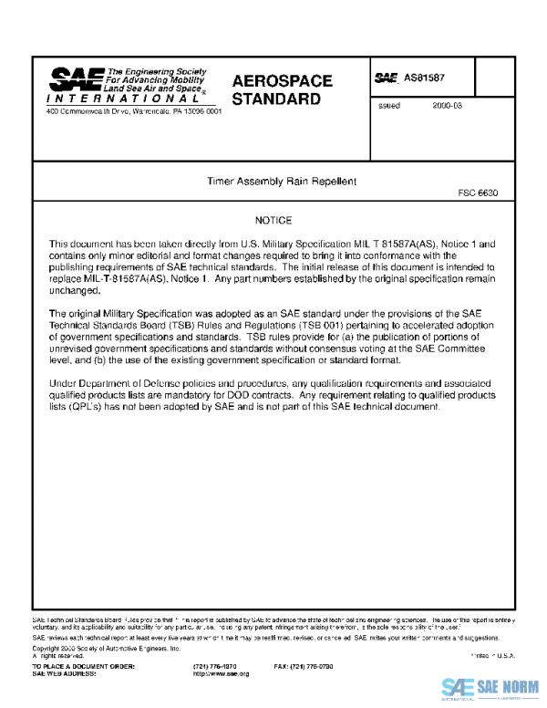 SAE AS81587 PDF
