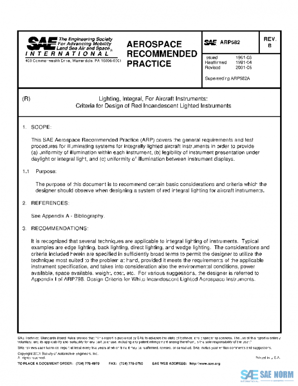SAE ARP582B PDF