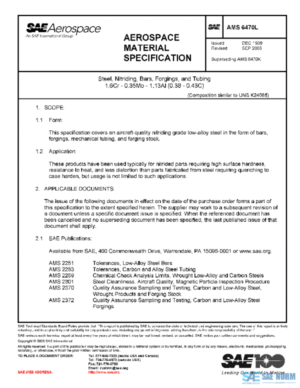 SAE AMS6470L PDF