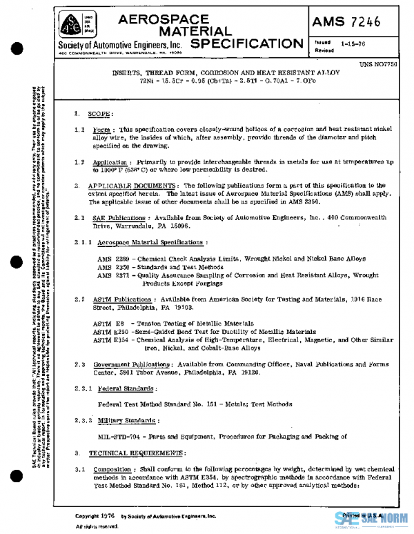 SAE AMS7246 PDF SAE AMS7246 PDF
