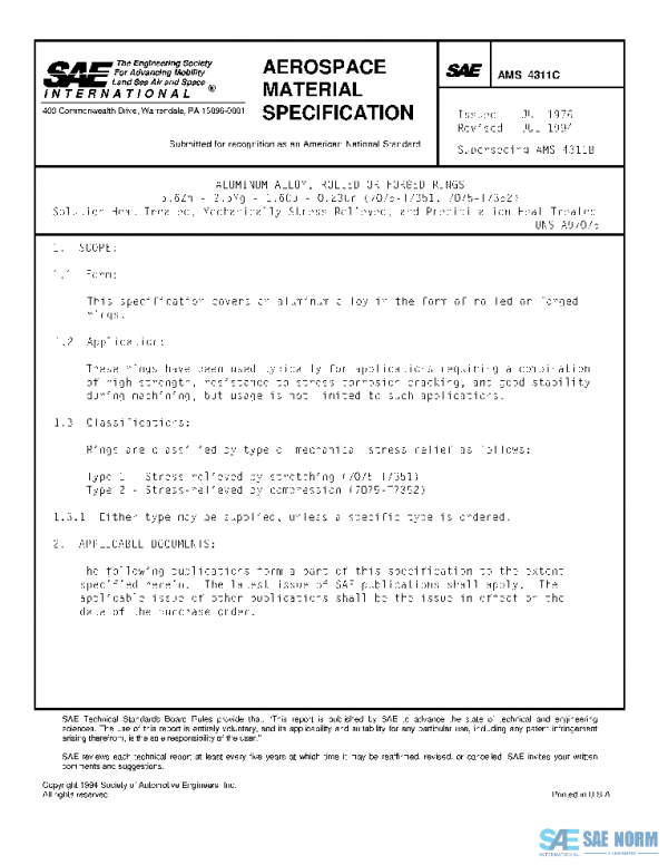 SAE AMS4311C PDF