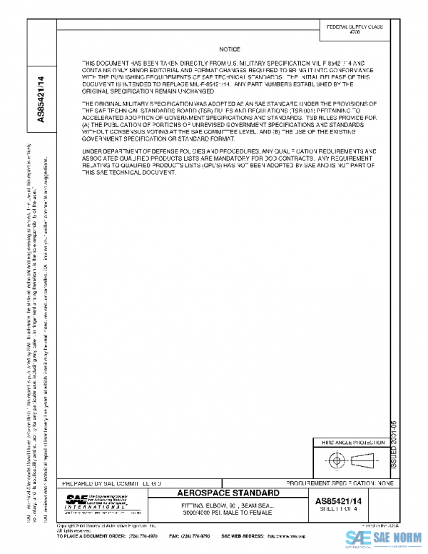 SAE AS85421/14 PDF