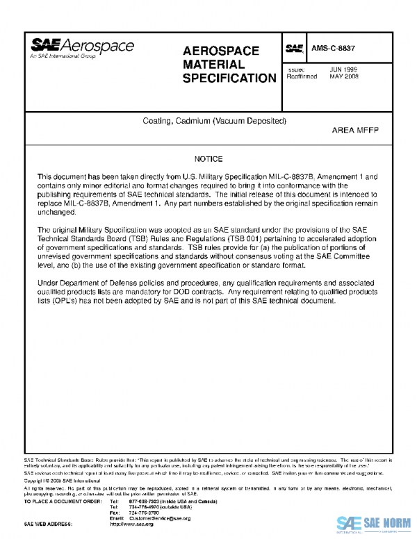 SAE AMSC8837 PDF