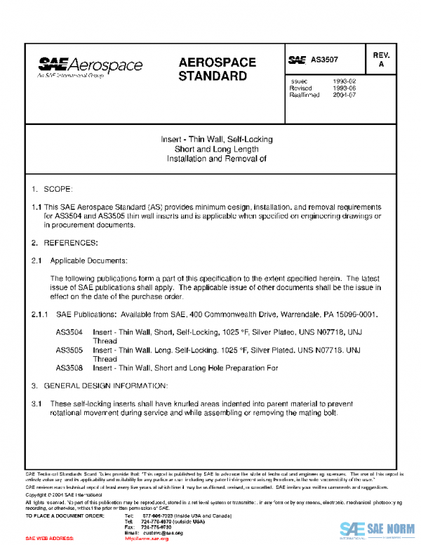 SAE AS3507A PDF