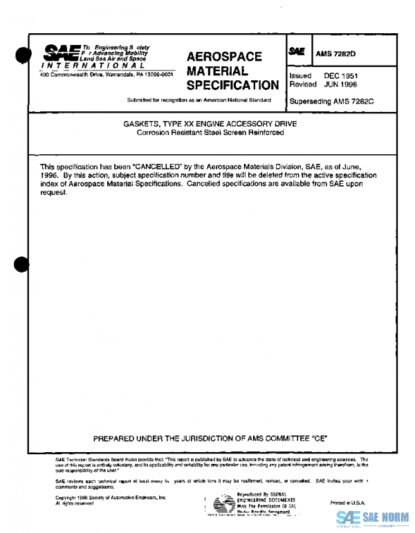 SAE AMS7282D PDF